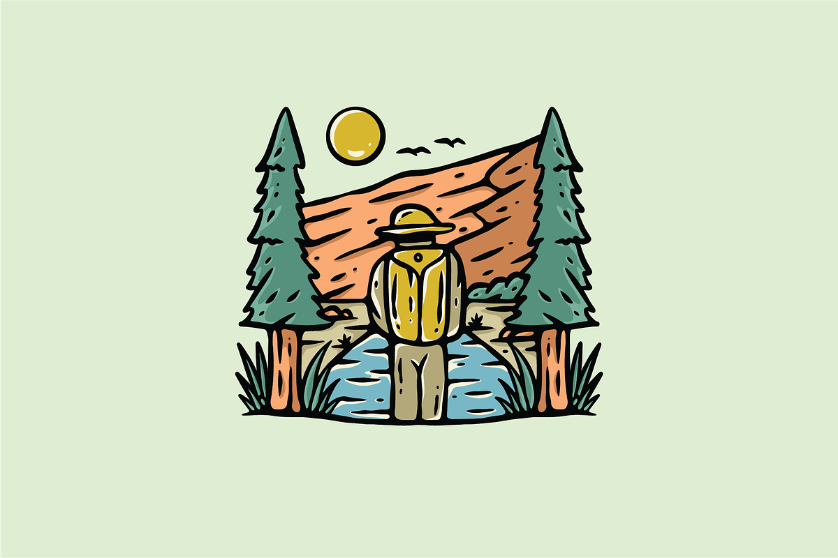 Explorer's Journey, an Object Illustration by nomlimo.com (Photo 1 of 2)