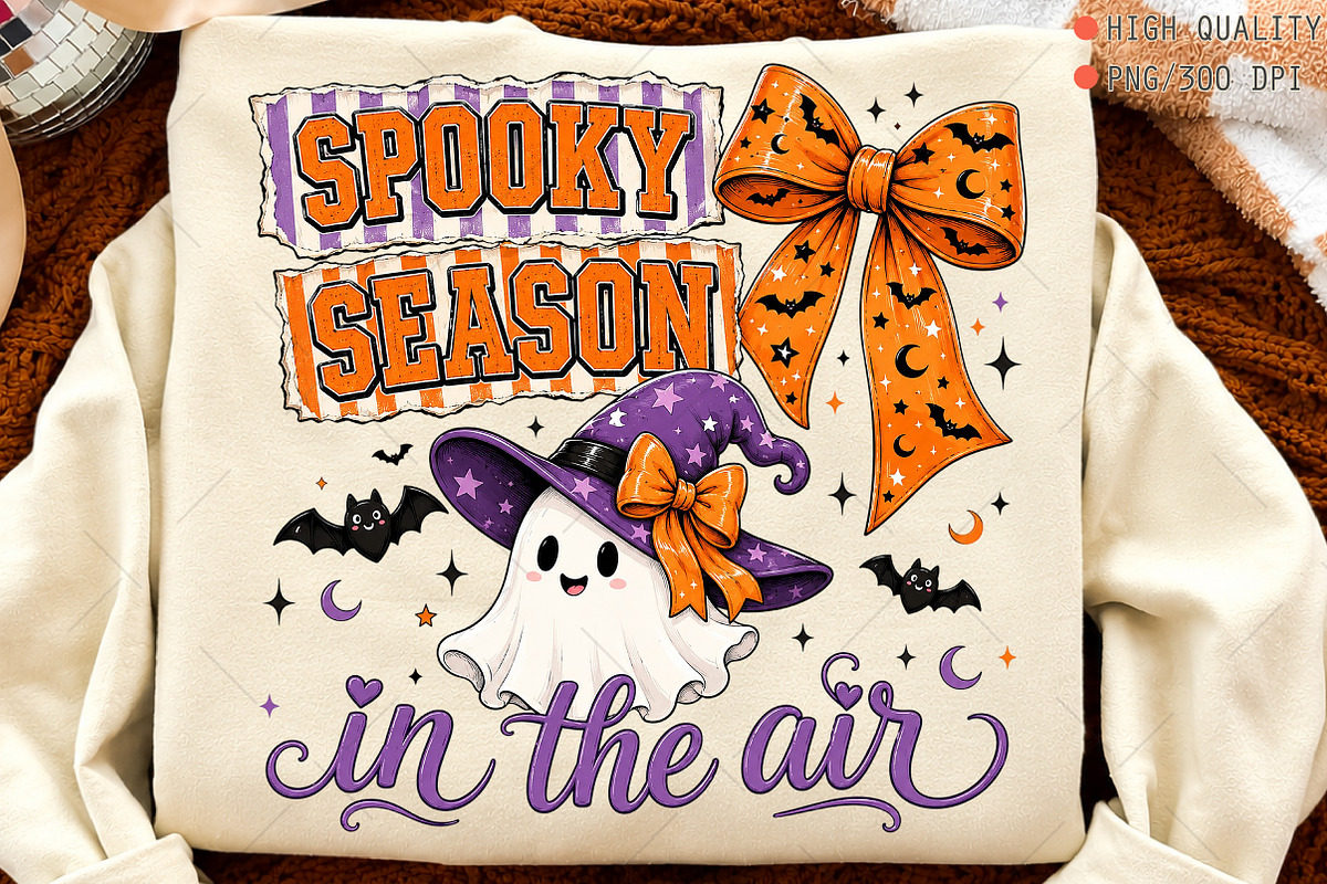 Coquette Ghost Halloween PNG, an Object Illustration by OK Design (Photo 4 of 5)