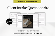 Client Intake Questionnaire Template, a Templates & Theme by Anessta & Co (Thumbnail 1 of 8)