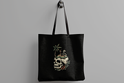 Skull with Palm Tree and Cocktail, an Illustration by nomlimo.com (Thumbnail 3 of 3)