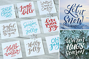 Winter holidays set | 60 lettering, an Illustration by bariskina (Thumbnail 10 of 10)