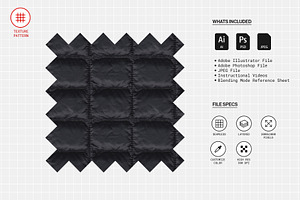 Nylon Puff Quilted Texture