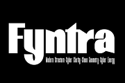 Fyntra Cybe Modern Narrow Sans Serif, a Sans Serif Font by groens (Thumbnail 1 of 7)