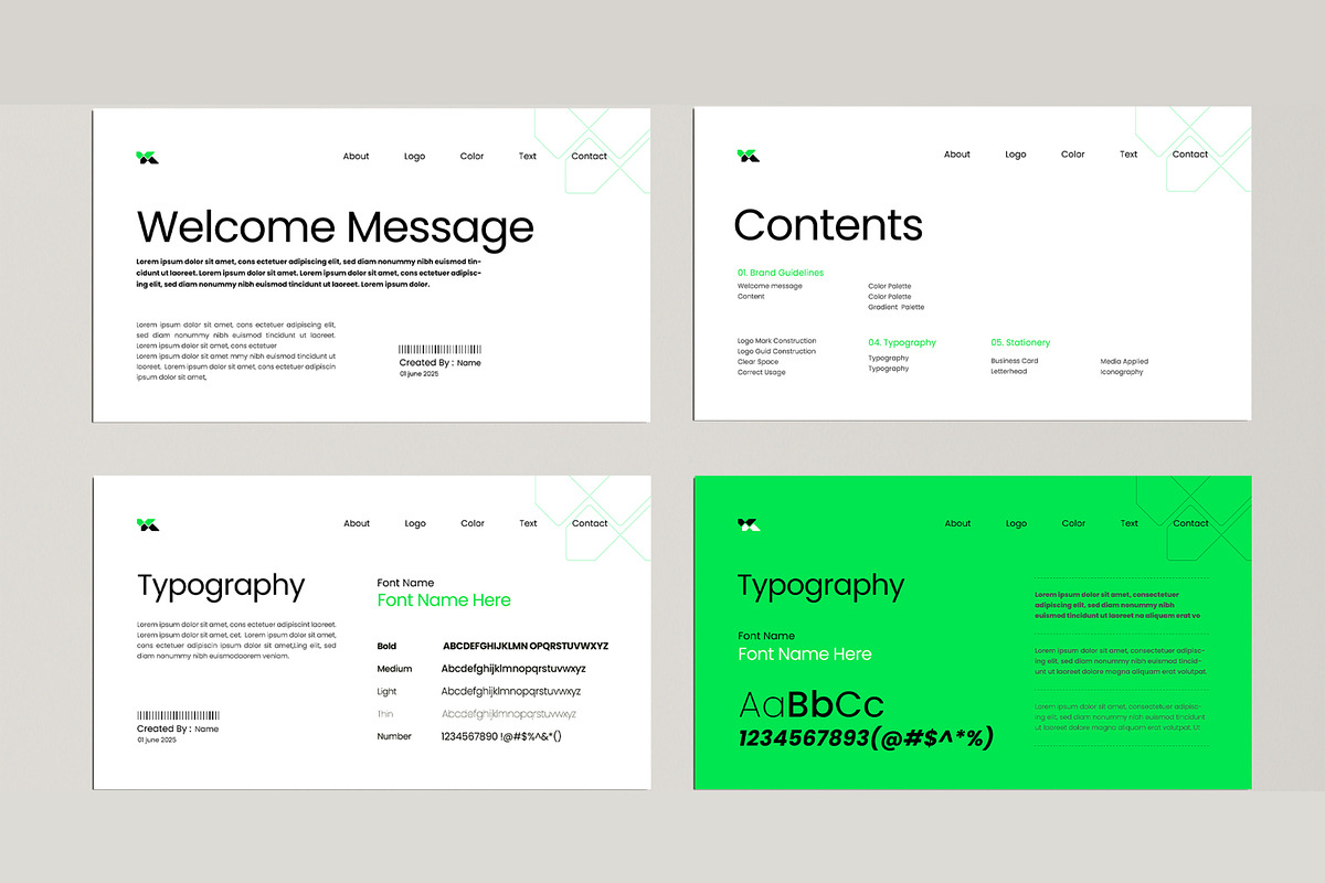 Brand Guidelines Presentation preview 3