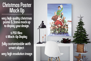 Christmas Poster Mock Up