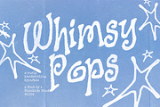Whimsy Pops – Curly Handwriting Font, a Handwritten Font by Blankids Studio (Thumbnail 1 of 11)