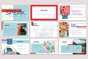 Speak Business Powerpoint Template