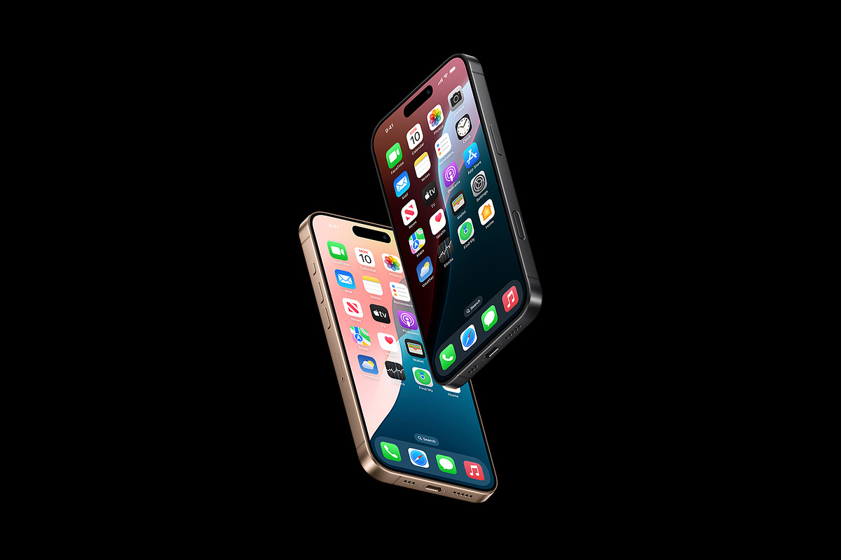 iPhone 16 Pro - 24 Mockups Scenes, an iPhone Mockup by Asylab (Photo 32 of 58)