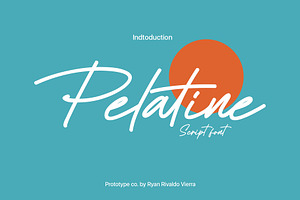 Pelatine Monoline Signature