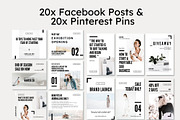 Minimalist Complete Brand Pack, a Social Media Template by Cultive Creative (Thumbnail 7 of 11)