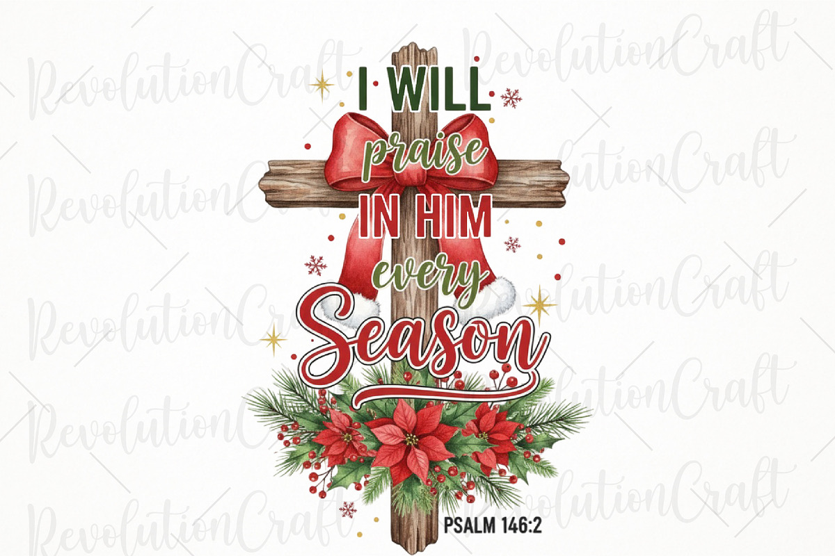 Christmas Jesus is the Reason Png, an Illustration by OK Design (Photo 1 of 4)