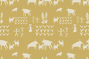 Cave Art Patterns, a Pattern Graphic by ThaiByGaew (Thumbnail 8 of 12)