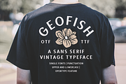Geofish Vintage Font, a Sans Serif Font by Yukita Creative (Thumbnail 9 of 12)