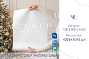Wrapping Paper Mockup Gift Wrap, an Advertising Mockup by Mie Mockup Studio (Thumbnail 1 of 8)