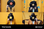 Vinyl records. Collection, an Object Illustration by Handmadefont (Thumbnail 8 of 14)