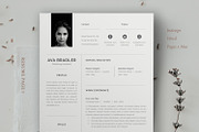 Resume / Cv / Ava, a Resume Template by Astut (Thumbnail 1 of 6)