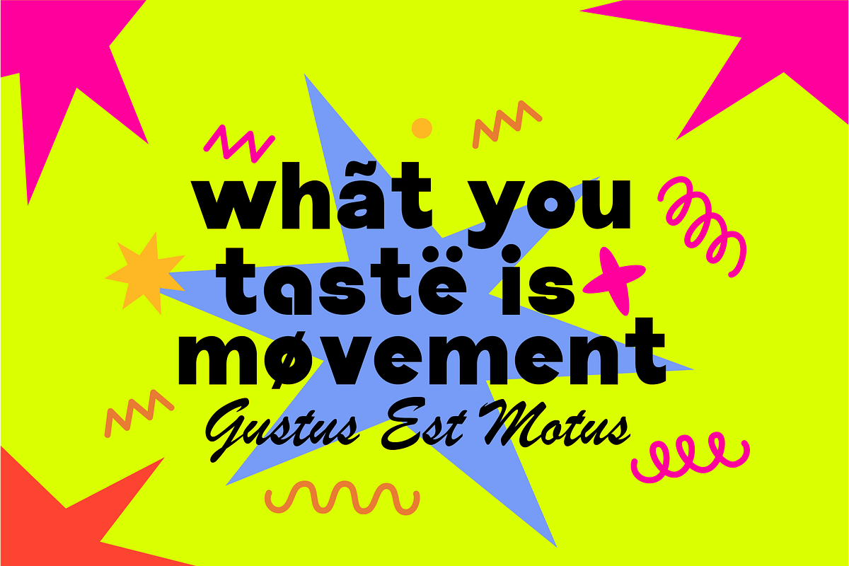 Miyoku Experimental Display Font, a Sans Serif Font by Rasio Studio (Photo 7 of 9)