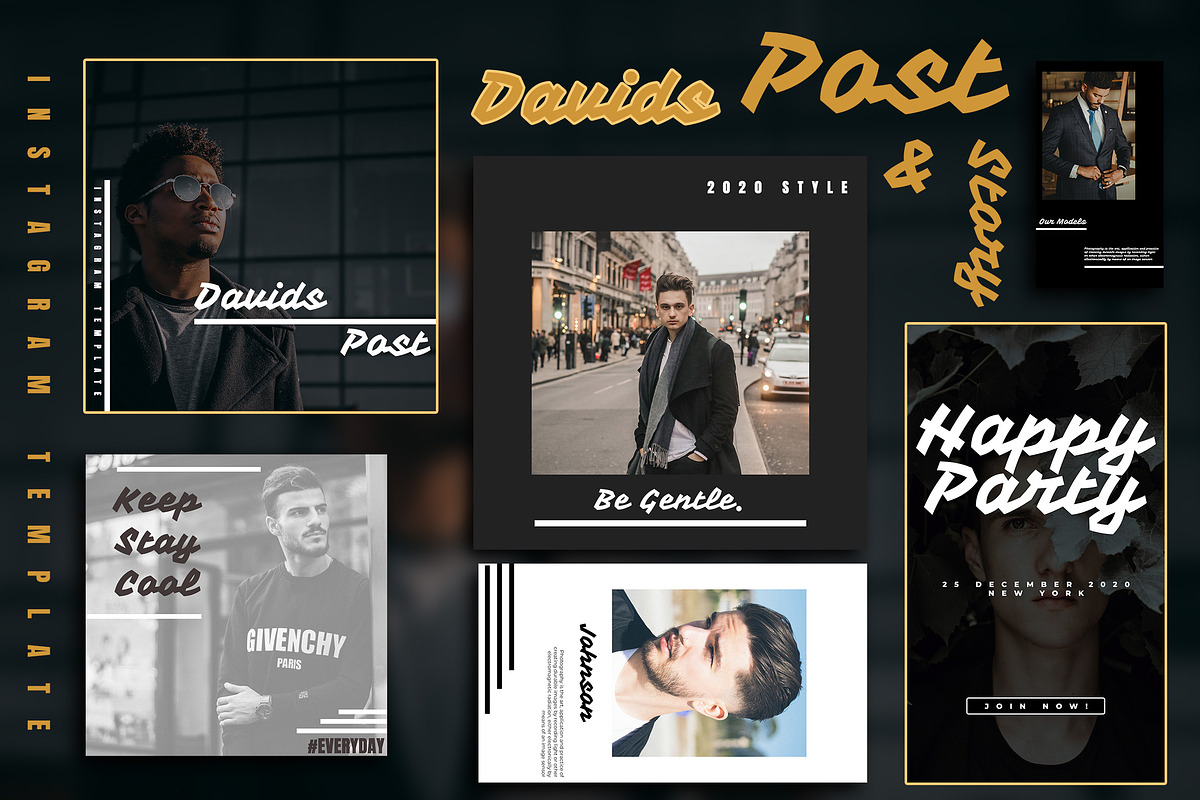 DAVIDS - Instagram Template, a Social Media Template by Analogous (Photo 1 of 6)