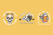 SKULLISME TROPICALYPTO ILLUSTRATION, an Object Illustration by Ramoniskull (Thumbnail 3 of 6)