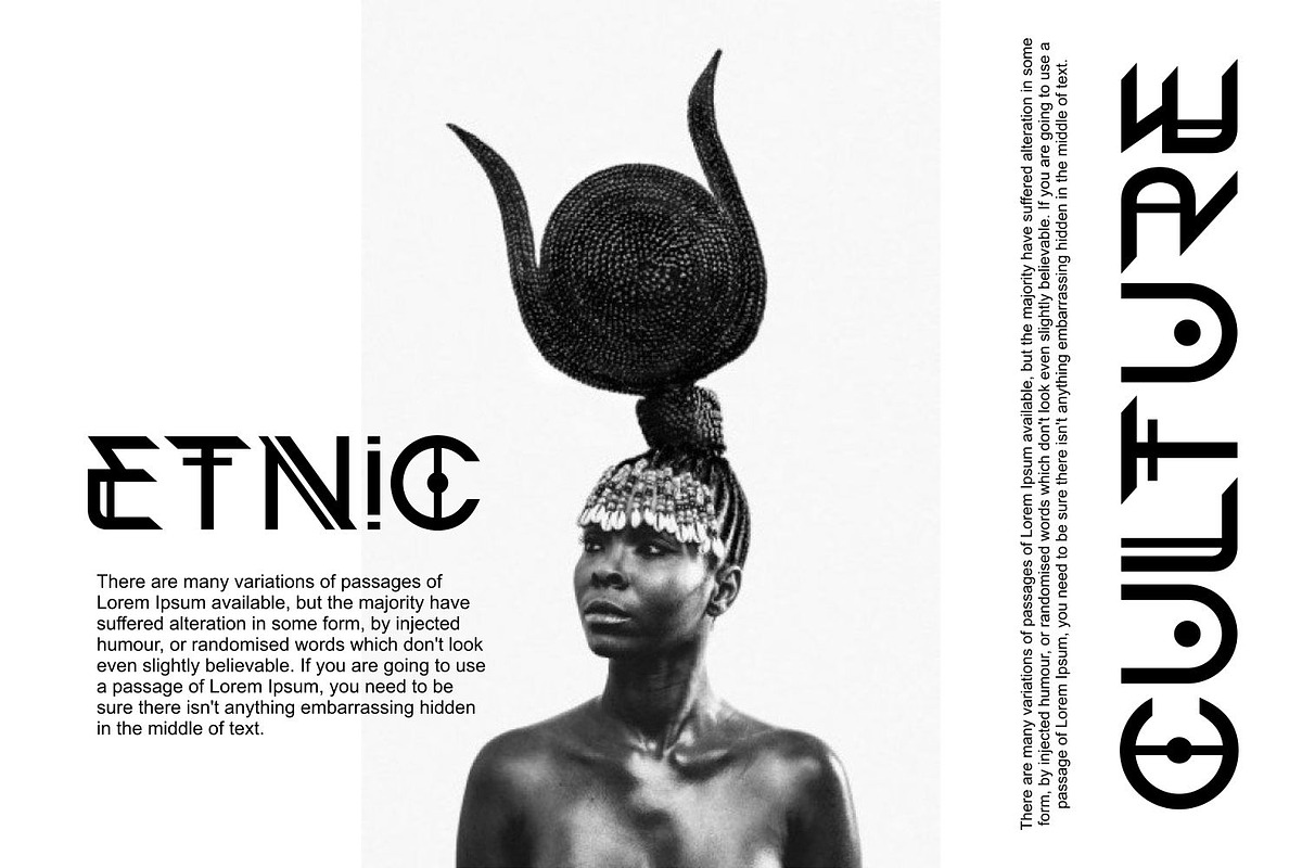 Zahir Font | Etnic Display Font, a Sans Serif Font by WhymoreArt (Photo 6 of 10)