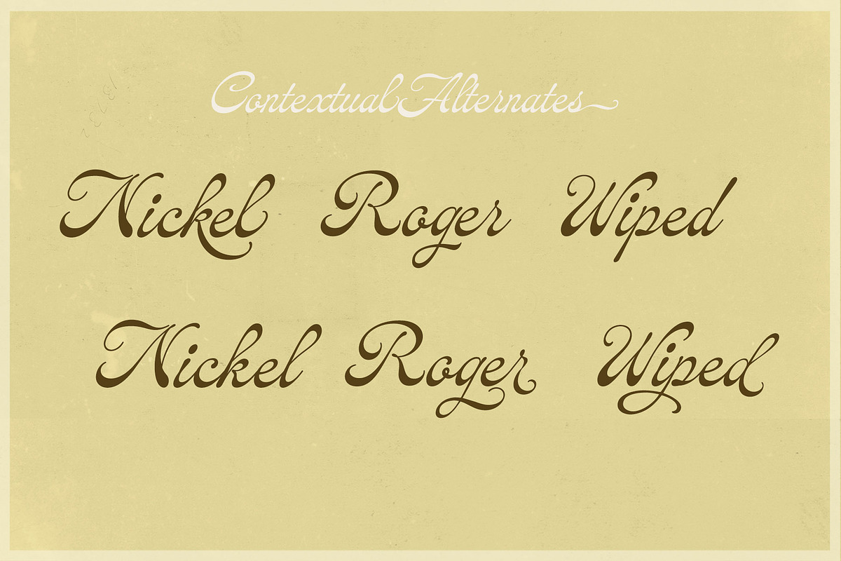 Jardim Botânico, a Script Font by Misprinted Type (Photo 8 of 9)
