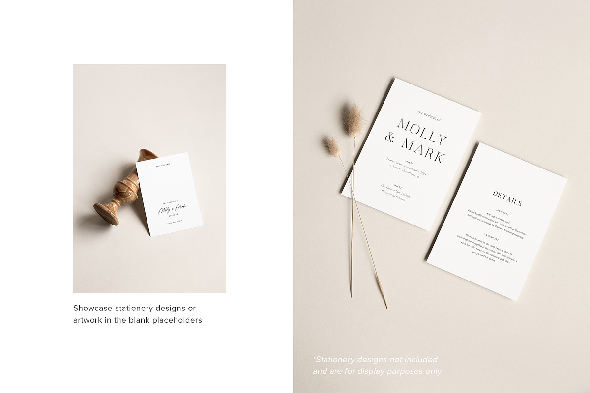 Mila 5x7 Stationery Photo Mockups, a Print Template by Moyo Studio (Photo 6 of 11)