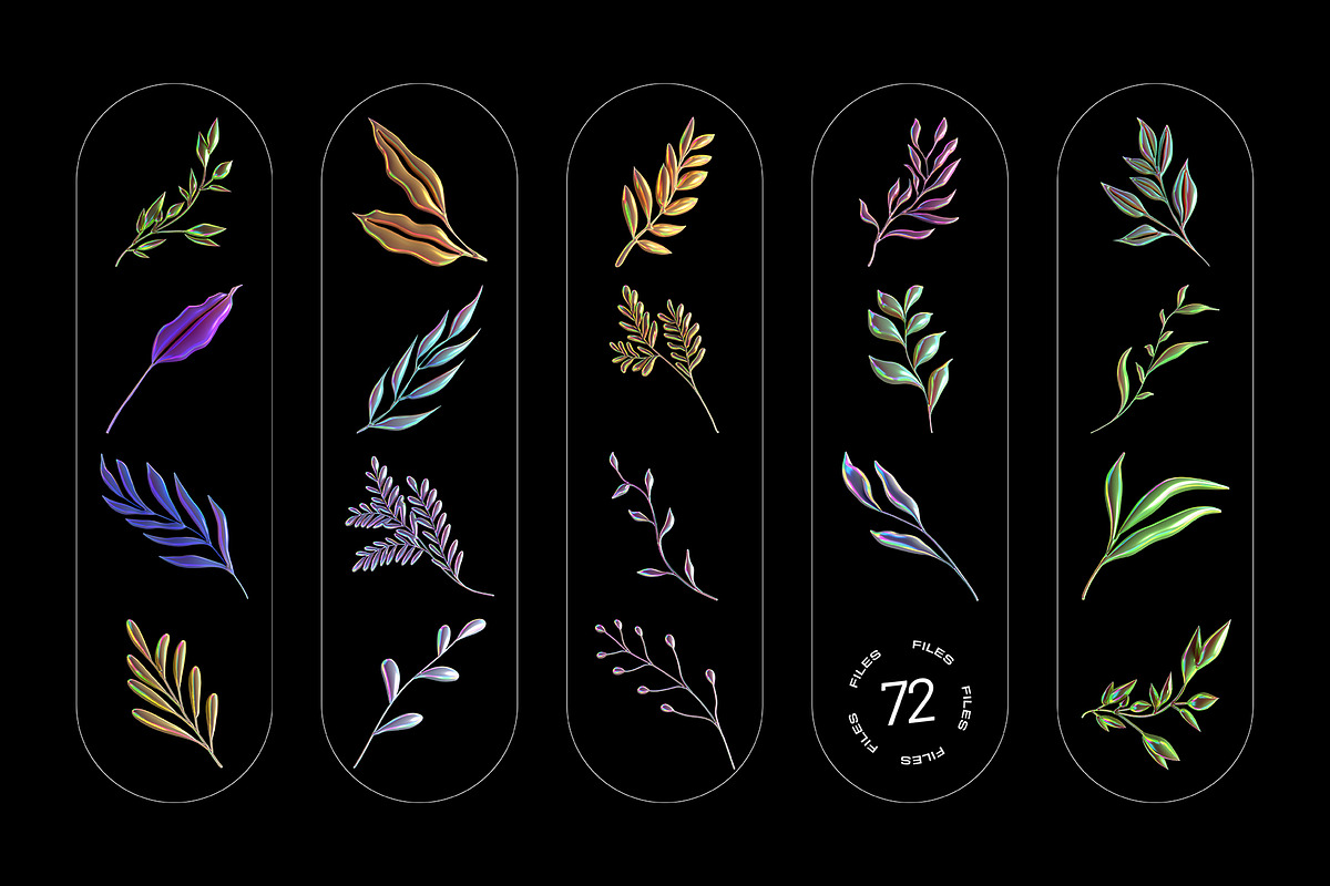 3D Garden Glow -  72 illustrations, an Object Graphic by assetpro.design (Photo 3 of 10)
