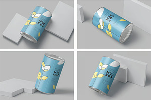 Tin Can Mockups, a Packaging Mockup by megostudi0