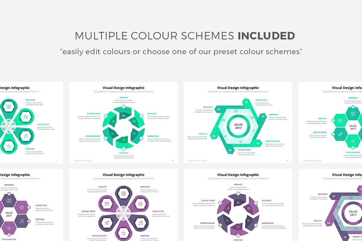54 PowerPoint Infographic Elements, a Presentation Template by Wipavee (Photo 3 of 5)