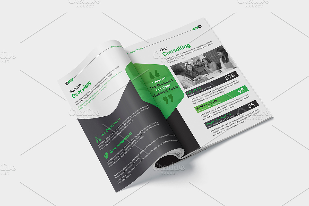 multipurpose business brochure, a Brochure Template by gstudiovect21 (Photo 4 of 12)