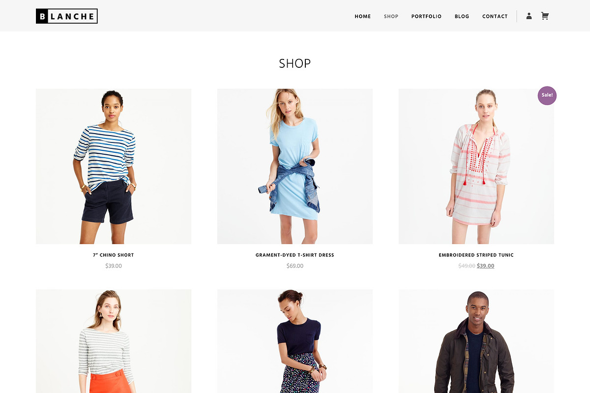 Blanche - Fashion & Shop WP Theme, a WordPress Template by Viva Themes (Photo 2 of 3)