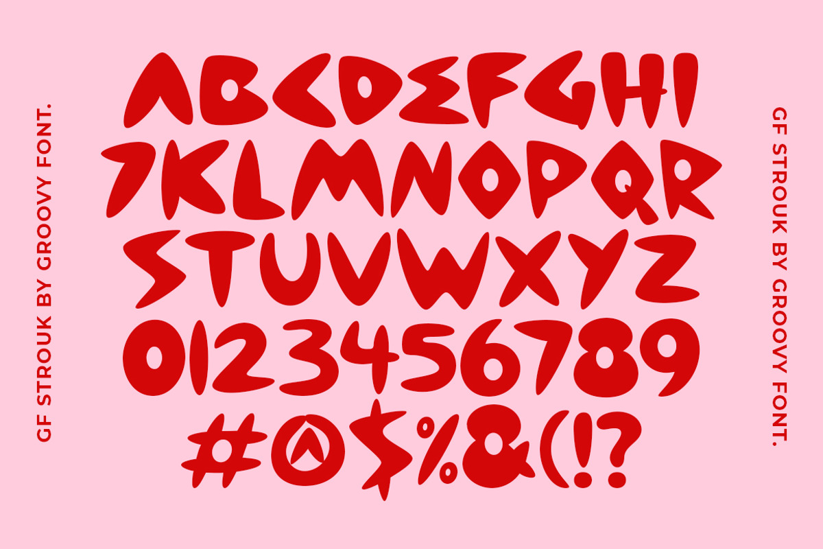 GF Strouk - Display Font, a Font by GroovyFontCo (Photo 8 of 8)