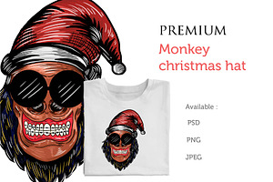 Premium Monkey Head