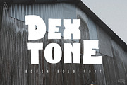 Dextone Typeface, a Font by giemons™ (Thumbnail 1 of 5)