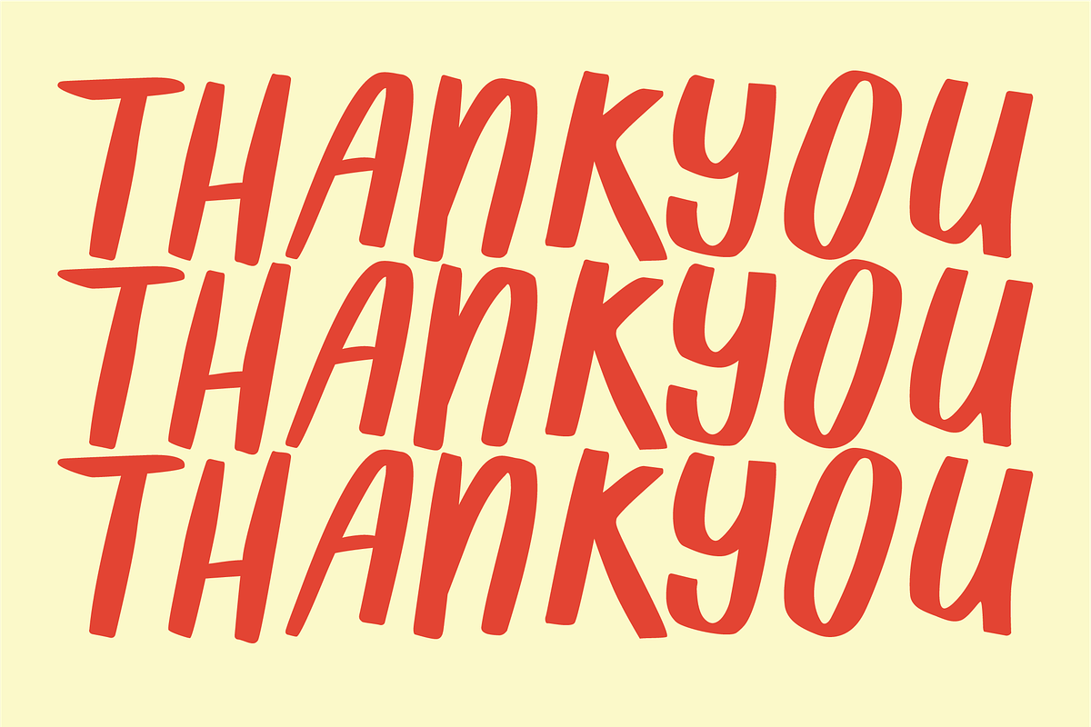 Chunkymonk - Casual Handwritten Font, a Handwritten Font by Berdansabersama (Photo 8 of 8)