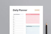 Modern Weekly Planner Template, a Stationery Template by MightyDesign (Thumbnail 2 of 8)