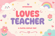 Loves Teacher, a Script Font by InermediaSTUDIO (Thumbnail 1 of 8)