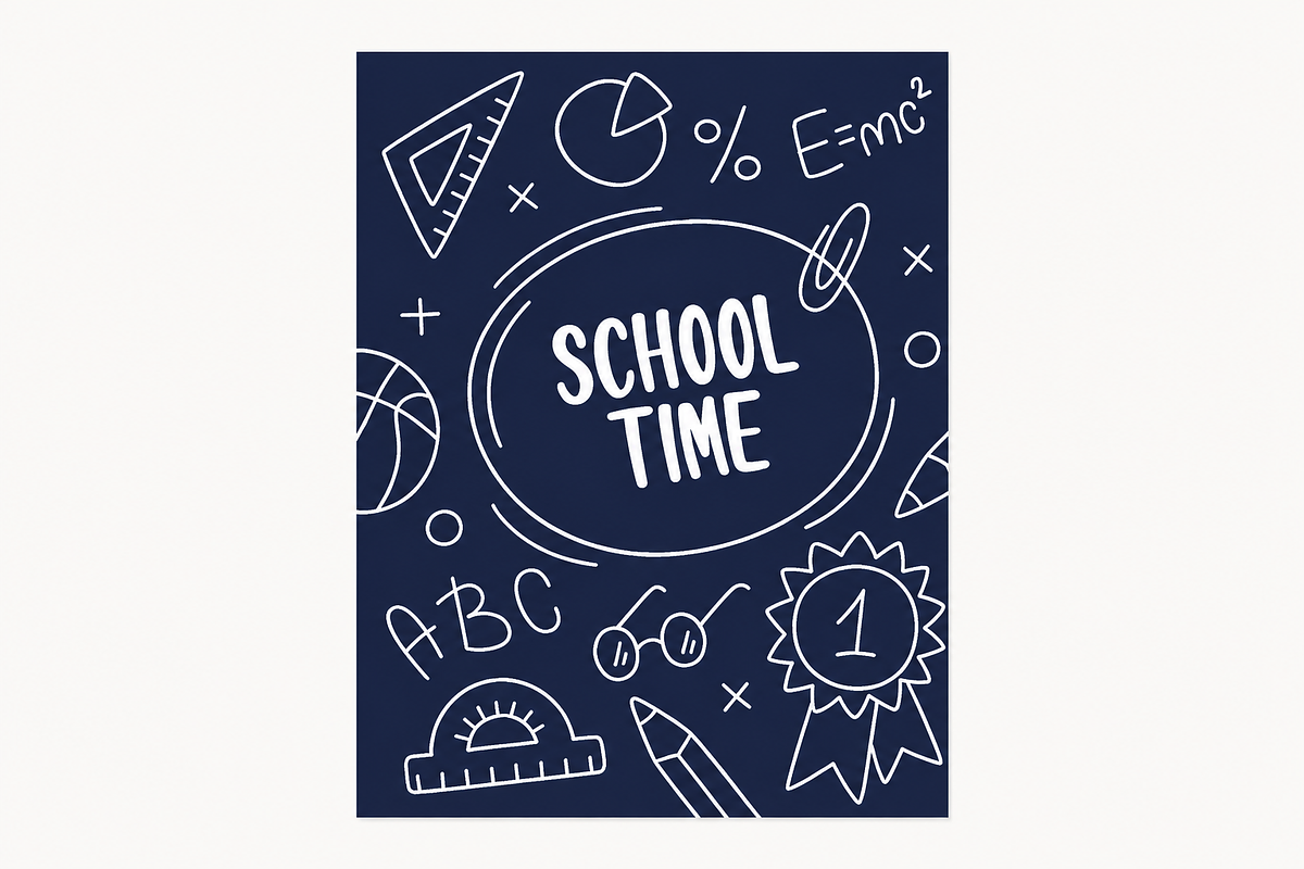 Back to School Posters Illustrations, an Education Illustration by Anna Studio (Photo 18 of 18)
