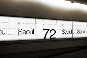 Billboard Mockup In Seoul
