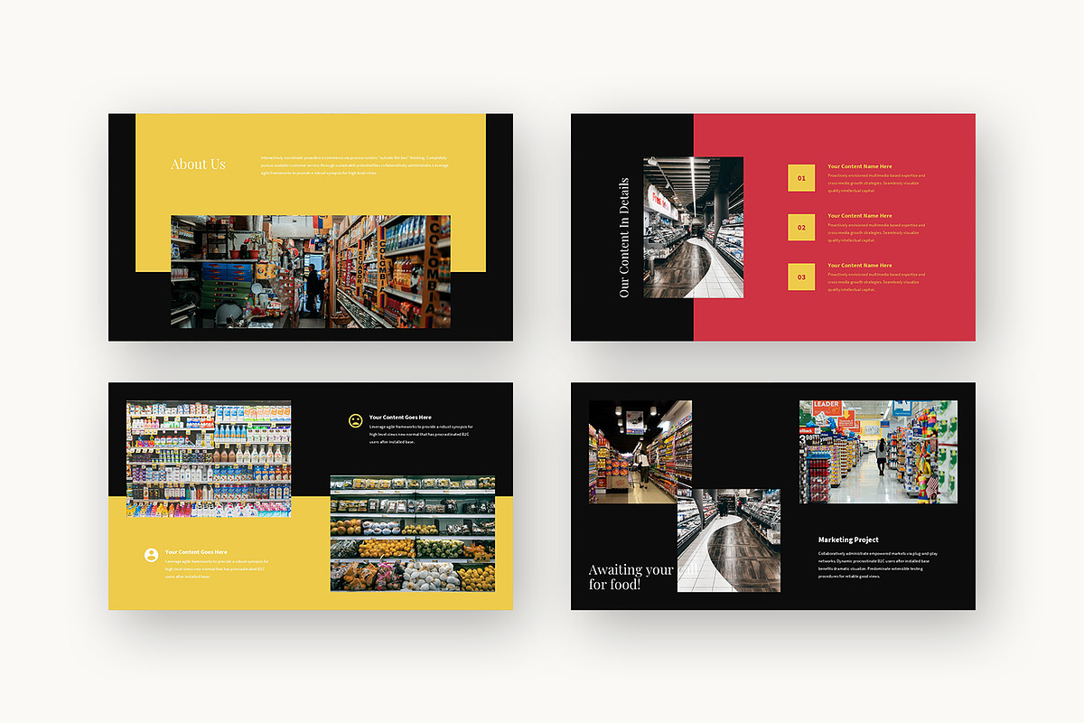 Uhar : Grocery Store Google Slides, a Presentation Template by Punkl Camp (Photo 14 of 16)