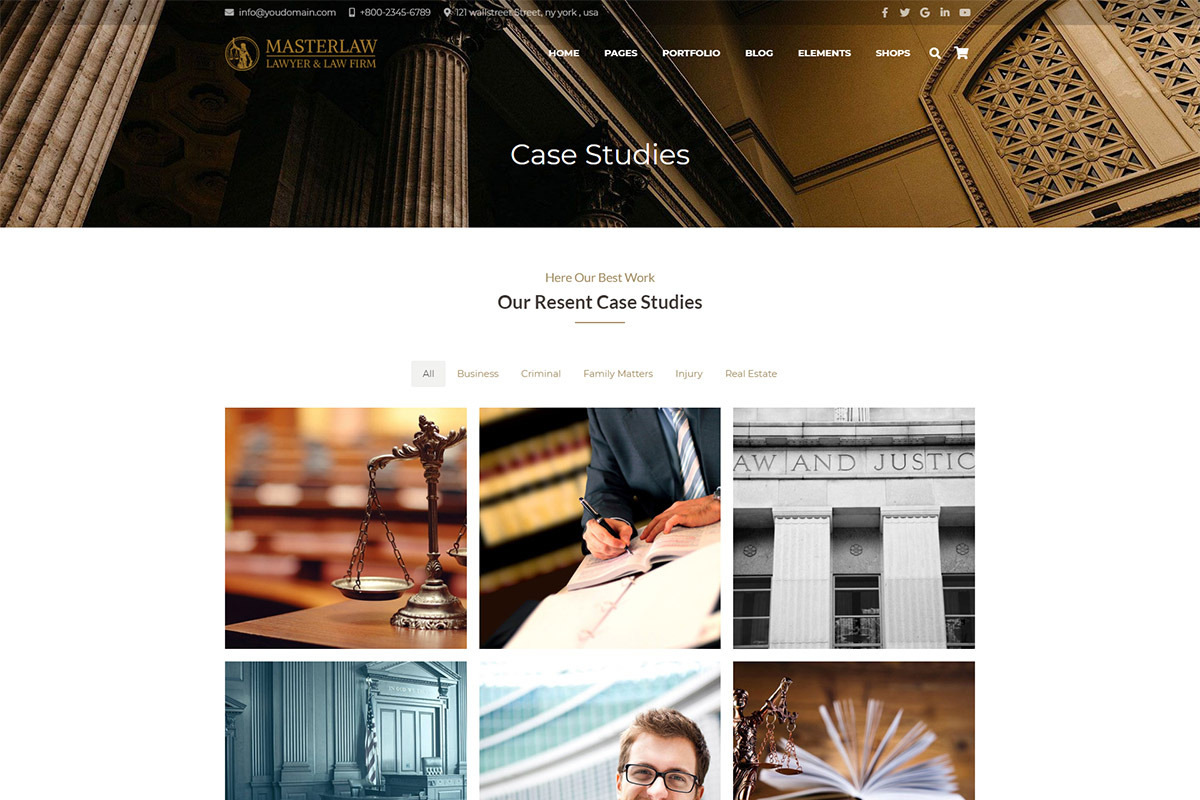 Masterlaw – Lawyers & Law Firm Theme, a WordPress Template by Cherry Wordpress Theme (Photo 5 of 8)