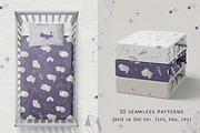 Celestial Animals clipart & pattern, an Animal Illustration by polikarpovaart (Thumbnail 6 of 10)