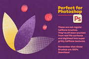 Dirty Halftones Photoshop Brush Set, a Brush Add-On by Shoutbam (Thumbnail 10 of 11)