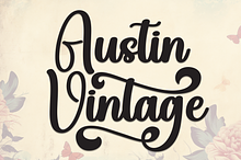 Austin Vintage | Script Font