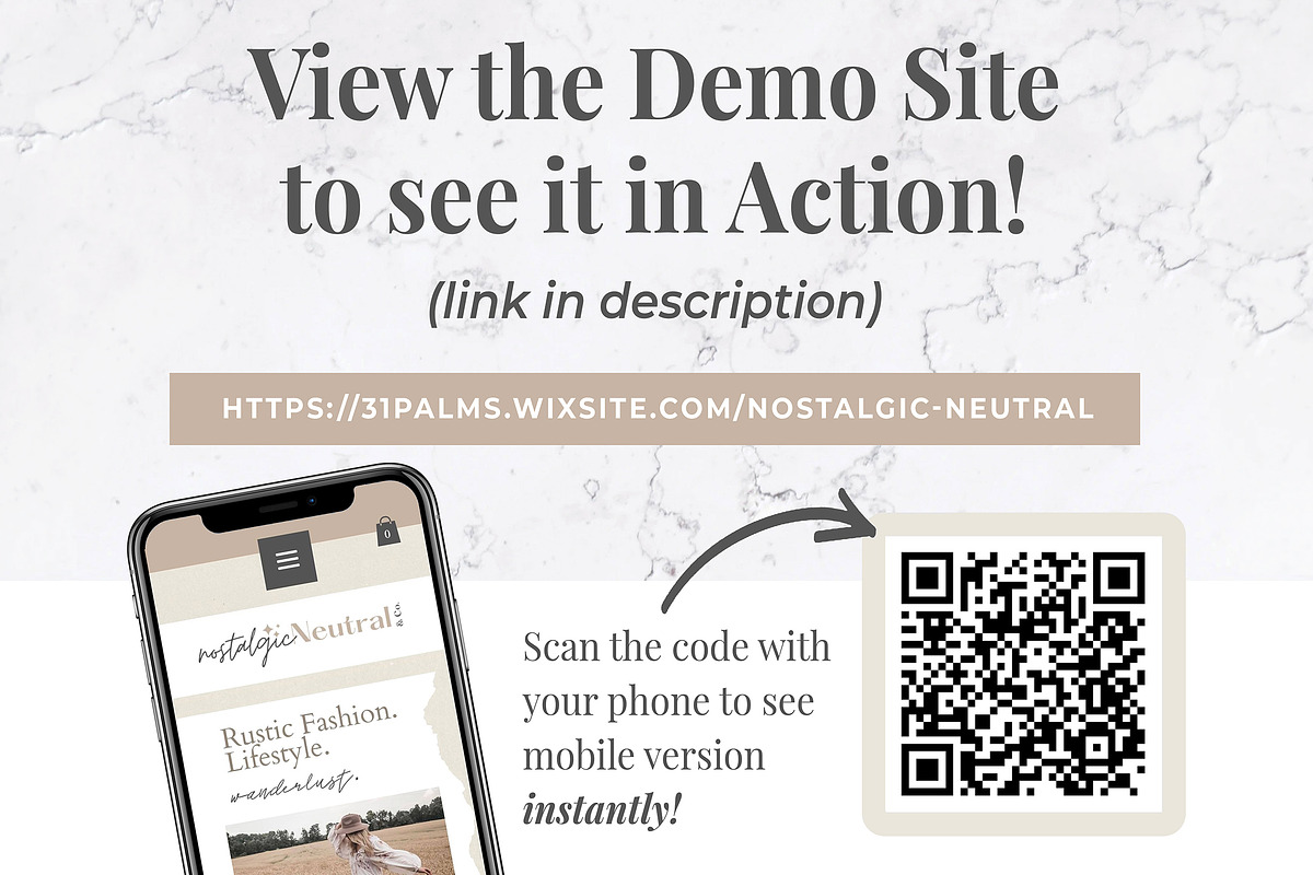 Wix Website Template | Neutral, a Wix Template by Thirty One Palms Studio (Photo 4 of 7)