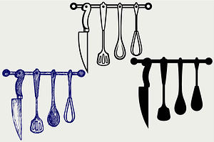 Kitchen Utensils SVG