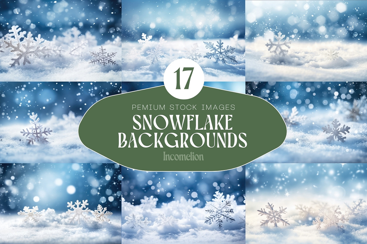 17 Winter Snowflake Stock Photos, a Holiday Photo by Incomelion (Photo 1 of 6)