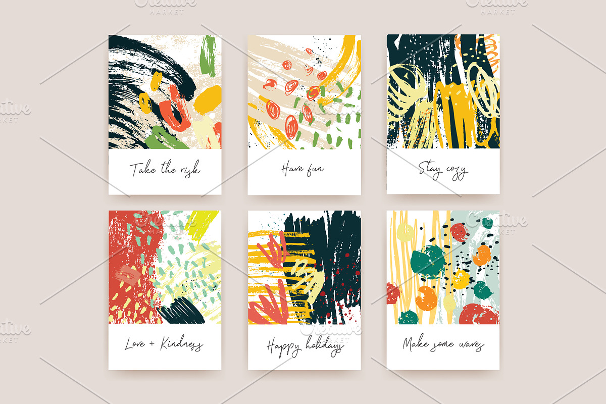 Textures with colorful paint traces, a Texture Graphic by Good Studio (Photo 3 of 10)