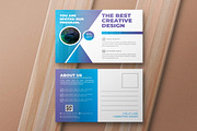 Modern Postcard Design Template, a Card Template by BrandlyTemplate (Thumbnail 2 of 3)