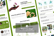 Ecovia Sustainable Lifestyle Landing, a Landing Page Template by productype1 (Thumbnail 4 of 5)